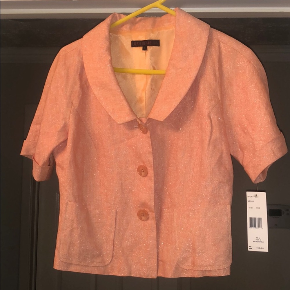 Lafayette 148 Peach shimmer Jacket